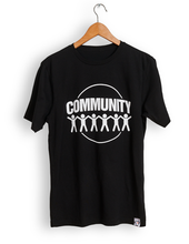 Load image into Gallery viewer, Community Jersey Short Sleeve Black Tee